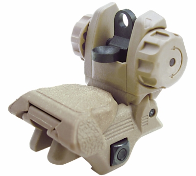 CXP Rear Flip-Up Sight-TAN