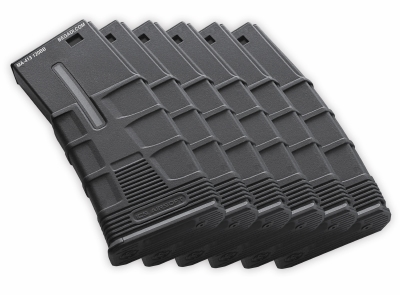 T Tactical Low-Cap Magazine-BK (45 Rounds, 6pcs/Box)